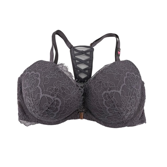 Victoria's Secret Other - Victoria's Secret Bra Size 32D Dream Angels Push Up Front Clasp Closure Lace